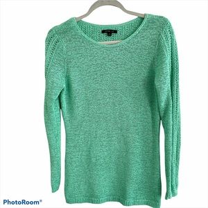 Rachel Zoe Karla‎ Green Open Knit Sweater M